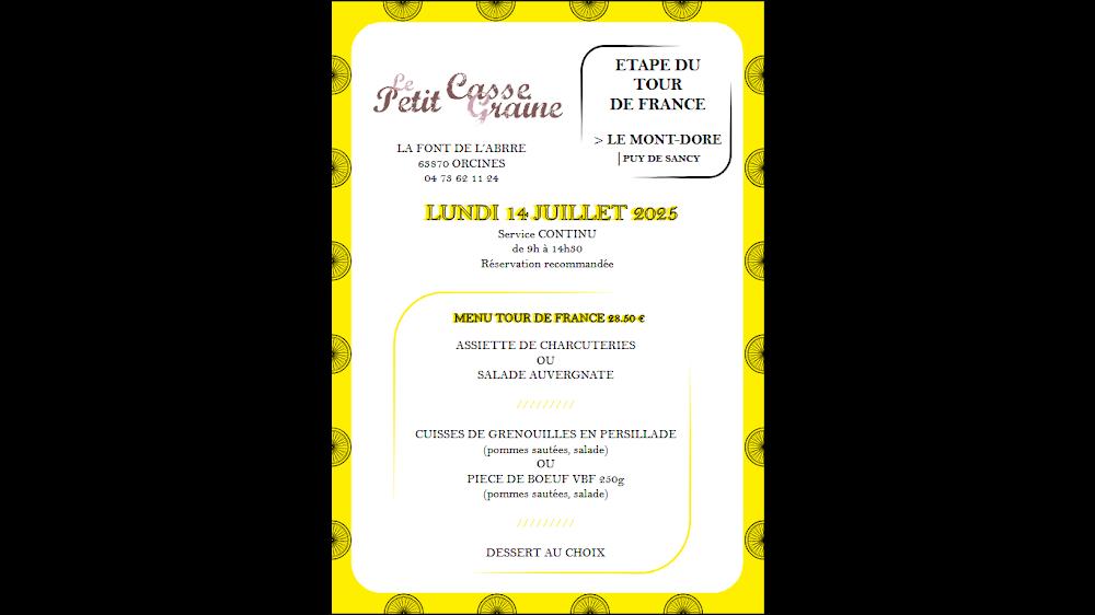 Le Petit Casse Graine - Menu Image 1